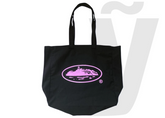 Coretiz Alcatraz Tote Bag - Black/Pink